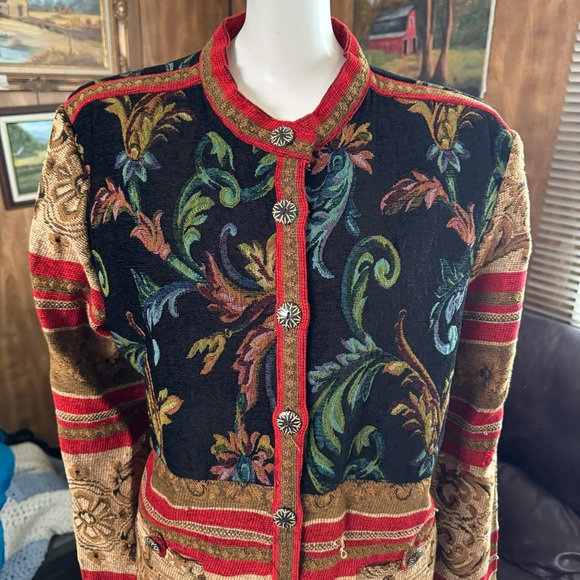 Sag Harbor Boho Tapestry Style Jacket - Picture 4 of 8